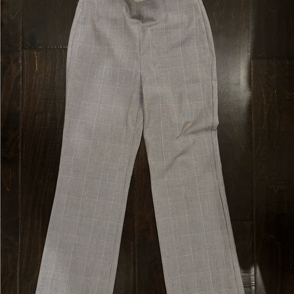 Aritzia Gray Checkered Pants